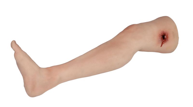 (X1300) Leg with Gunshot Wound Task Trainer